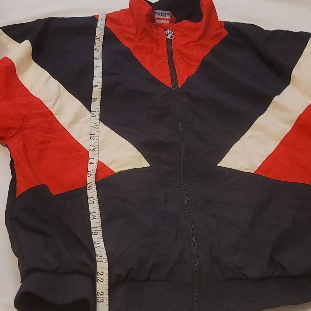 Vintage Champion Navy red wind Jacket L